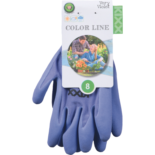 VERY VIOLET gloves nylon latex palm - Image 2